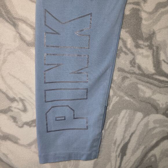Victoria's Secret Pink Yoga Leggings Blue Size L - Picture 8 of 8